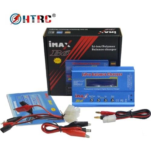 DC Balance Charger Discharger iMAX B6 80W with Charging Cable Sets XT60 connector large / mini Tamiya Deans plug Optional