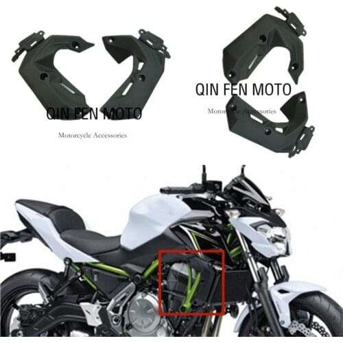 Motorcycle large enclosure plate frame water tank side plate shell fairing Fit For Kawasaki Z650 NINJA650 ER650H 2017-18-19