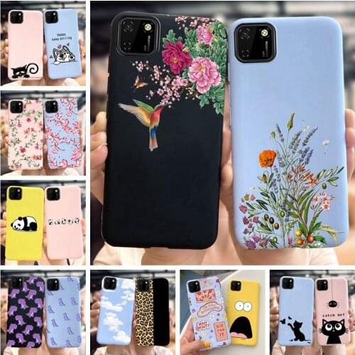 For Honor 9S Huawei Y5P 2020 Case Fashion Flower Fresh Floral Pattern Soft Coque Fundas For Huawei Honor 9S DUA-LX9 5.45" Bumper