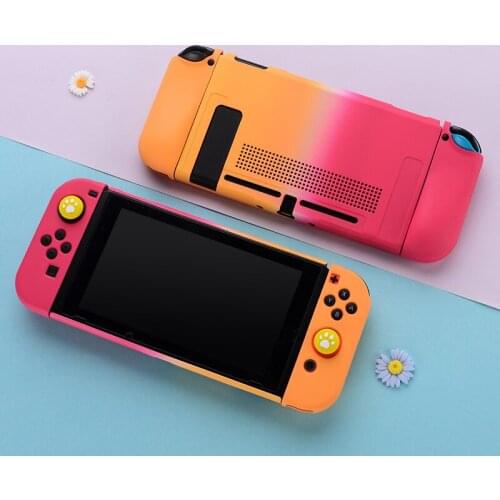 Nintend Switch Case Colorful Cooling Hole Back Grip Shell Soft Full Cover Shell Joy-Con Controller Box for Nintendo Switch
