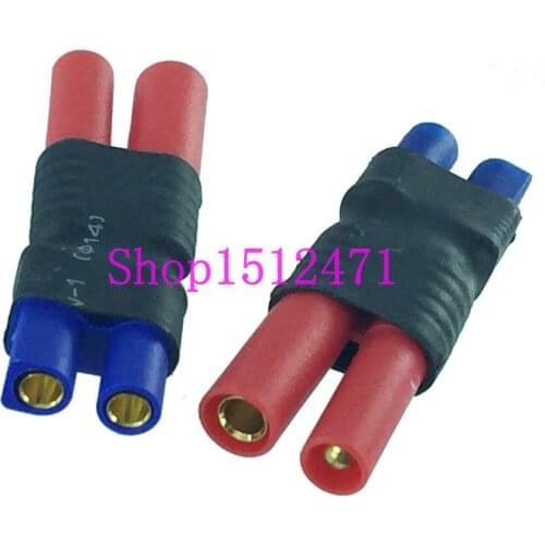 HXT 4MM Bullet Male to EC3 Female No Wire wireless Adapter for RC HXT Turning Zippy