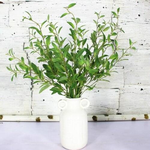 98cm long Simulation Olive Branch Artificial plant leaves Home Wedding Decoration display Artificial green leaves plant flowers