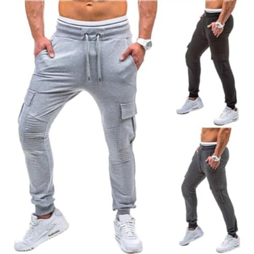 HOT 2021 Outdoor men\s sport pants fitness Stitching design stripe thin leg man sportswear hip hop Jogging Running GYM trousers