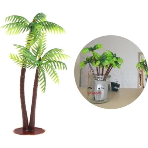 Mini Scenery Landscape Model Simulation Coconut Palms Tree Home Decor Ornaments