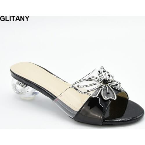 New Arrival Italian In Women High Quality African Wedding Shoe Sexy Platform Pumps Heels Slippers Women Sandals Summer Shoes