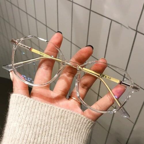 2021 Trend Office Blue Light Blocking Glasses Big Size Protection Radiation Eyeglasses Computer Game Filter Anti Blue Light UV