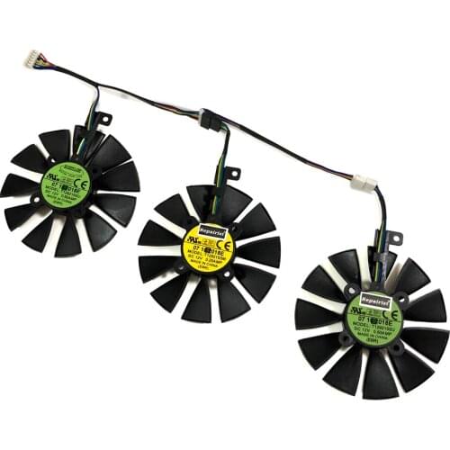 RX480 GTX 1060 GPU VGA Cooler Video Card Can For ASUS STRIX Raptor GTX1060 RX 480 Graphics Cards Cooling