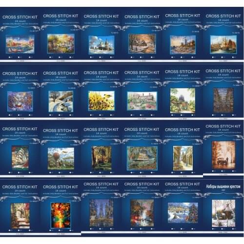 Oneroom Embroidery,DIY Landscape Painting,Cross stitch,kits,14CT Scenery Lake Cross-stitch,Sets For Embroidery,Full Needlework