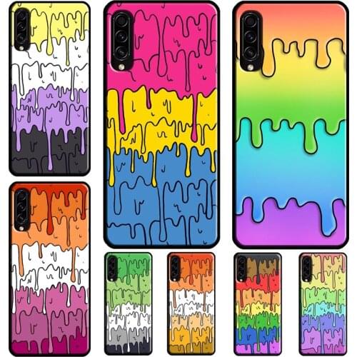 Pastel Kawaii Melting Trans Pride LGBT Phone Case For Samsung A72 A52 A12 A71 A21S A20e A32 A31 A51 A40 A50 A70 A10 A42 A11 Case