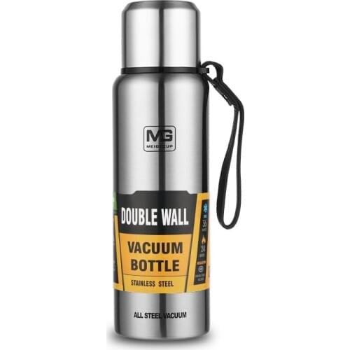 500/750/1000/1500ml Russian Outdoor Thermos Portable Large Capacity Insulated Cup Military Style Vacuum Flask