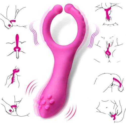 Sex Toys 1 X Vibrating Clip New Silicone G Spot Stimulate Vibrators Dildo Nipple Clip Masturbate Vibrator Adults Adult Games