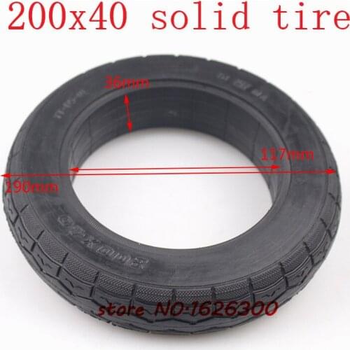 Super 200x40 Electric Scooter Solid tire 8 inch folding bicycle scooter car motorcycle accessories babys car solid tyre