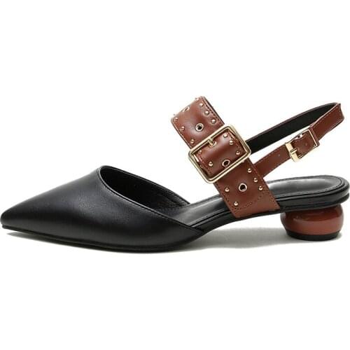 Spring and Summer Fashion White Pointed Toe Single Shoes Rivet Color Matching Womens Shoes Mary Janes Wedges Shoes for Women