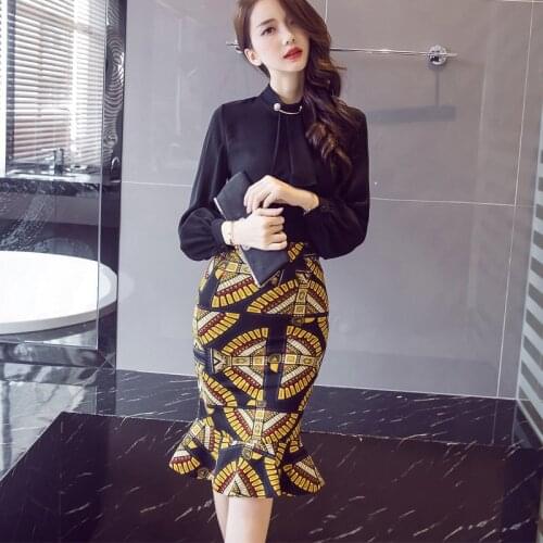 Stretch high waist bag hips skirt women mid-length slim split skirt wedding ceremony festive long skirts office lady clothes