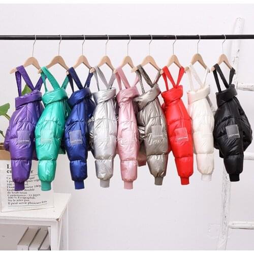 Winter kids jackets girls boy down jacket baby warm coat big kids girls boy children clothes stand-up collar down cotton coat