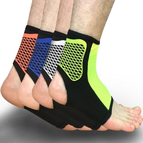 1PCS Sports Ankle Support Ankle Pads Elastic Brace Guard Foot Ankles Protector Wrap For Bicycle Football Taekwondo Basketball