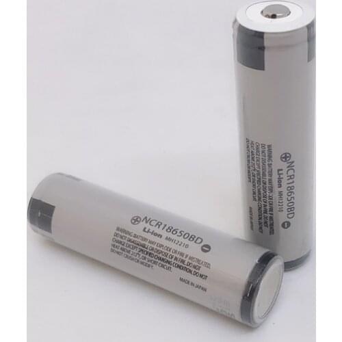 2pcs/lot New Original For Panasonic Protected 18650 NCR18650BD 3.7V 3200mAh 10A discharge Lithium Battery with PCB For e-cigs