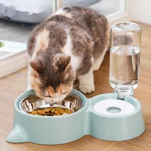 3 Style Pet Cat Bowl Dog For Cats Feeder Bowls Kitten Automatic Drinking Fountain Big Capacity Puppy Feeding Waterer Products