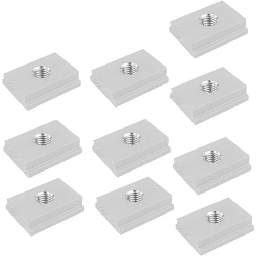 5pcs M6 M8 T Slot Nut T-Track Sliding Nut For Woodworking Tool Slot Fastener M6 M8 T-Track Sliding Nut T Slot Nut