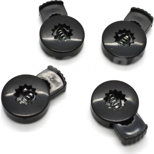50pcs/pack Cord Lock Toggle Stopper Plastic Toggle Clip Black 26mm*18mm*6mm K-034