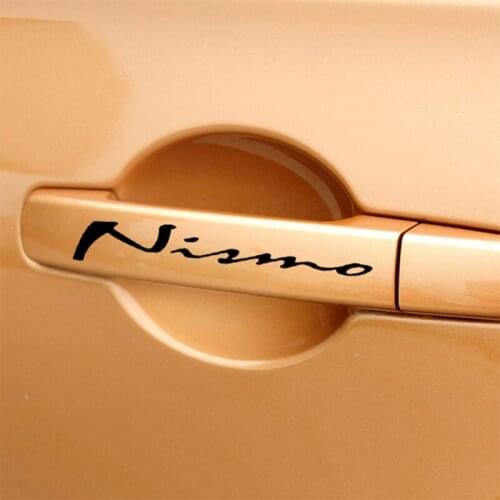 5 Sets NISMO Car Doorknob Car-Styling for NISSAN QASHQAI JUKE X-TRAIL TIIDA ALMERA NOTE PRIMERA MARCH TEANA car accessories