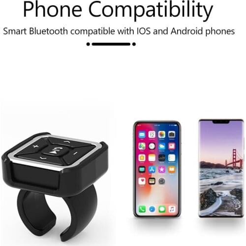 BT009 Car Steering Wheel Bluetooth Remote Control Media Button for iOS Android