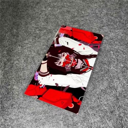 Classic Solider Warrior Girl Anime Car Stickers Auto Bicycle Motorcycle Computer Case Decals