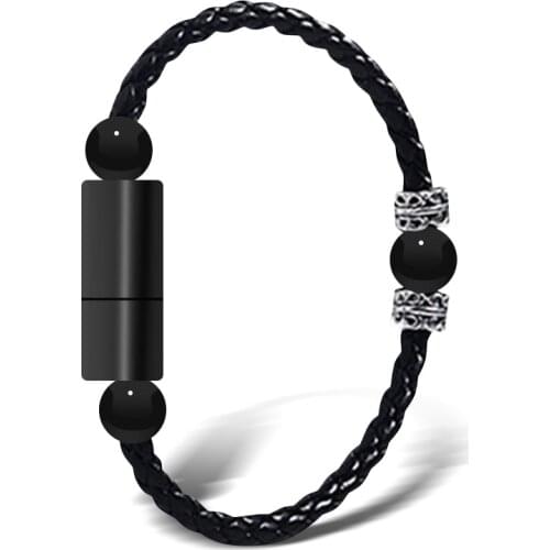 Bracelet Bead Braided Data Cable Fast Charger for iPhoneX XS Android Type C USB Data Synchronous Charging Cable for Samsung S9