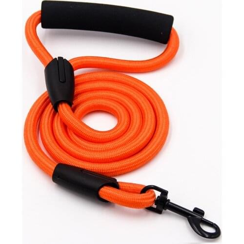Dog Collar Dog Leash Running Walk Train for Large Small Cat Pets Leashes Dogs Leash Rope Nylon Tenacity