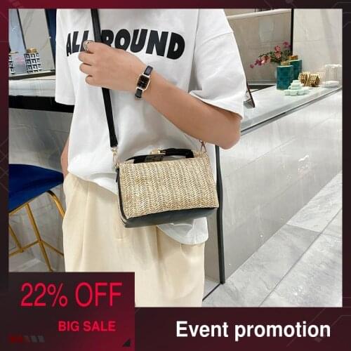Bags for women 2020 new luxury handbags Fashionable summer beach designer hollow woven bag perfume clutch messenger shoulder bag