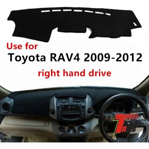 TAIJS Right Hand Drive Casual Style Car Dashboard Cover Mat Fit for TOYOTA RAV4 2009-2012 3Colors
