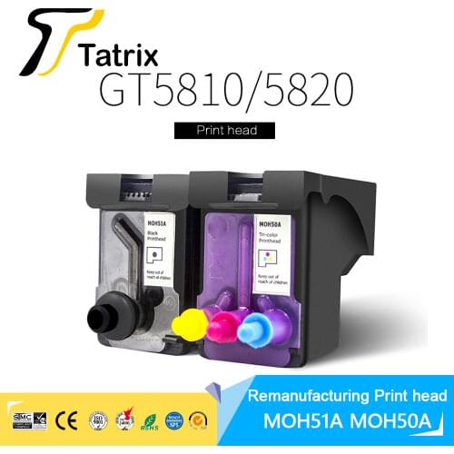 Tatrix GT51 GT52 Printhead MOH50A MOH51A Print head For HP 5810 GT5810 5820 GT5820 ink tank 310 315 318 319 410 415 418 419