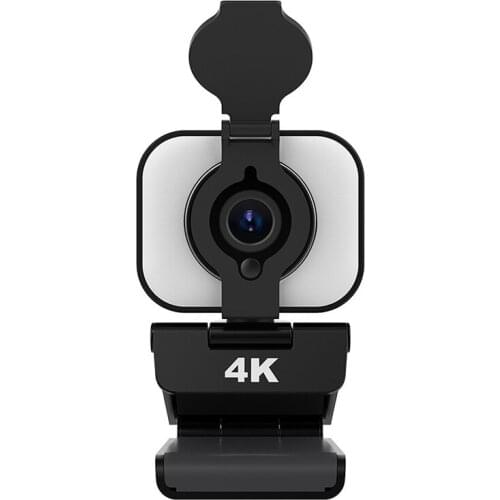 USB Computer Camera for PC 4K UHD Built-in Microphone Game Live Broadcast Conference Teaching Fill Light Web Camera 1.5M