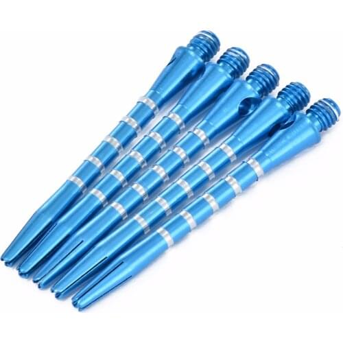 30Pcs Portable Aluminum Colorful Darts Shafts Harrows Dart Stems Throwing 6 Colors 50mm Dart Accessories