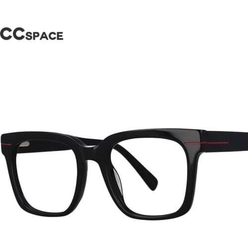 53091 Retro Acetate Glasses Frames Square Men Women Optical Fashion Computer Eyeglasses