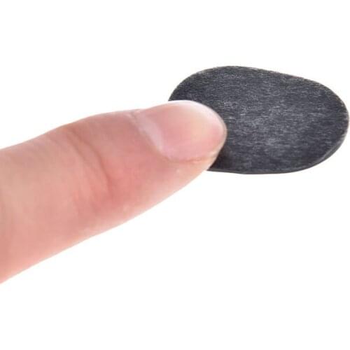 8 Pcs/lot 0.8mm Thickness Black Rubber Soprano Saxophone Sax Clarinet Mouthpiece Pads Patches Cushions