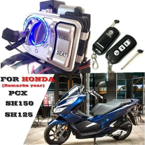 Modified motorcycle parts pcx150 Keyless entry system pcx smart key Entry Anti-line Remote Central keys for honda pcx150 2019