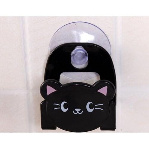 New Carton Dish Cloth Sponge Holder Rack With Suction Cup Cute animal sucking sink storage shelf container drop shipping