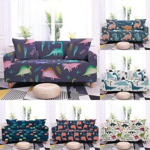 The New Dinosaur 3D Digital Printing All-inclusive Stretch Sofa Cover Home Essential Sofa Cushion (not Including Pillowcase)