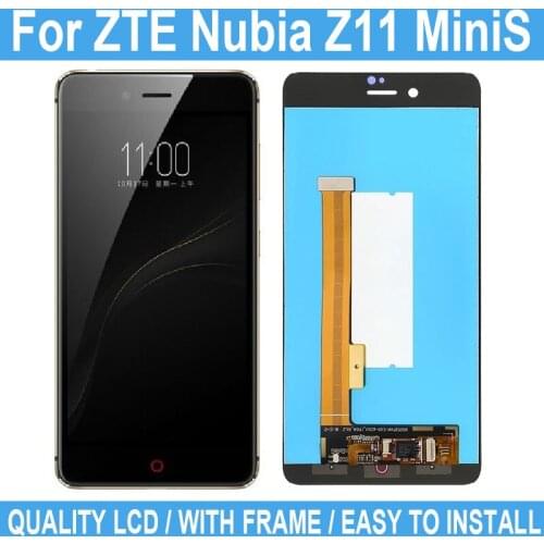 5.2" For ZTE Nubia Z11 MiniS New LCD Display Touch Screen No Frame For Nubia NX549J Digitizer Assembly Replacement Repair Parts