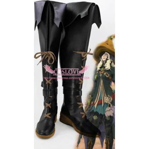 Final Fantasy FF14 Ysayle Shoes Cosplay Boots CosplayLove For Halloween Christmas Party