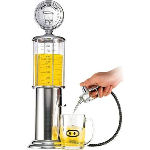 Original Beer Dispenser Machine Drinking Vessels Double Gun Pump With Transparent Layer Design Gas Station Bar For Drinking