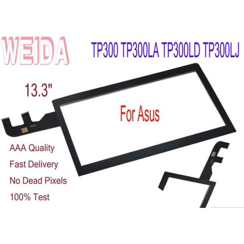 Original 13.3'' Screen for Asus TP300 Touch Screen Digitizer Laptop Tablet PC Panel Glass Replacement Parts for TP300LA TP300LD