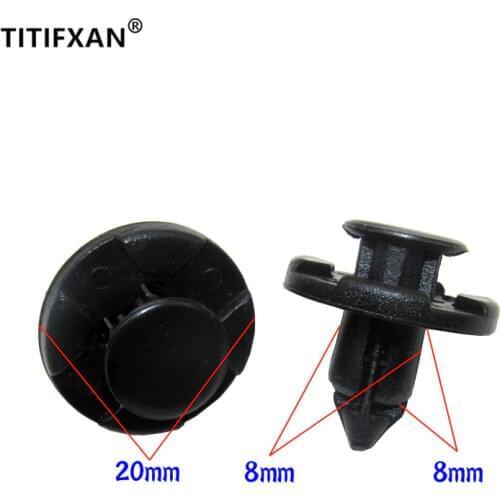 For Nissan Teana Tiida Qashqai Livina Sylphy Altima Car Fender Net Water Tank Plastic Fastener Clip
