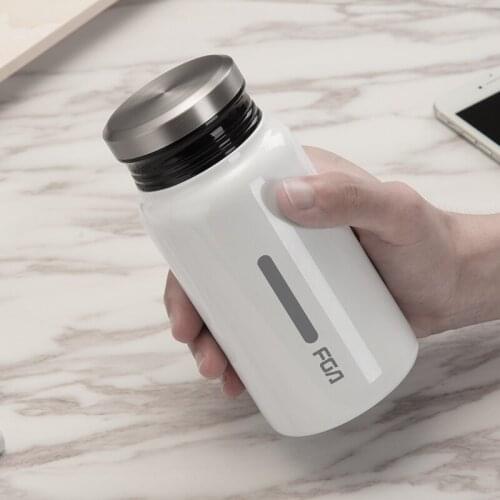 Stainless Steel Coffee Thermos Portable Outdoor Travel Small Thermo Cup 600ML Tea Thermo Cup Kubek Termiczny Drinkware DA60BWB