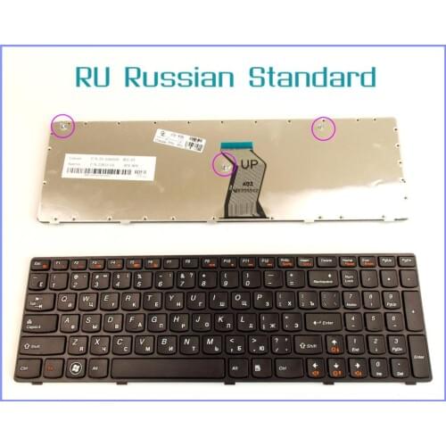 Russian RU Version Keyboard for LENOVO V109820BS1 NSK-B20SN N4L-US 9Z.N5GSN.001 Laptop With Frame