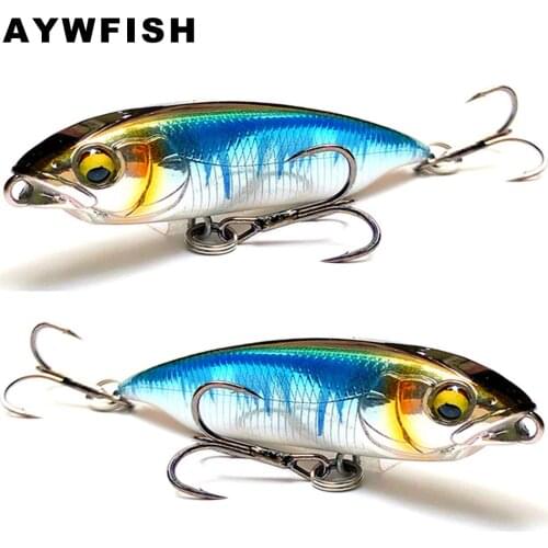 AYWFISH Pencil Lure 75mm 11.6g Wholesale Price Sinking Saltwater Hard Plastic Bait Rattle Wobblers Vivid 3D Eyes Fishing Tackle