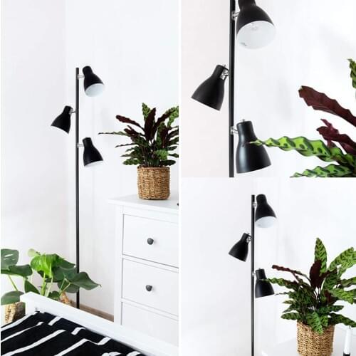 Modern led iron loft floor lamp tripod floor light free standing lamps lamp stand