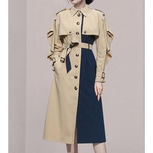 ZAWFL Women's Long Trench Coats
