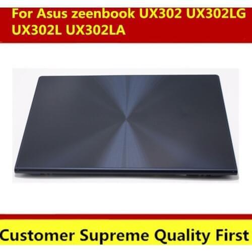 For Asus zeenbook UX302 UX302LG UX302L UX302LA LCD Display Panel +Touch Screen Digitizer Glass Sensor Assembly Upper Half Part